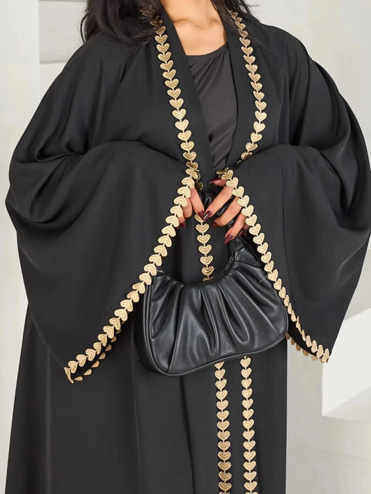 Black Kimono Kaftan