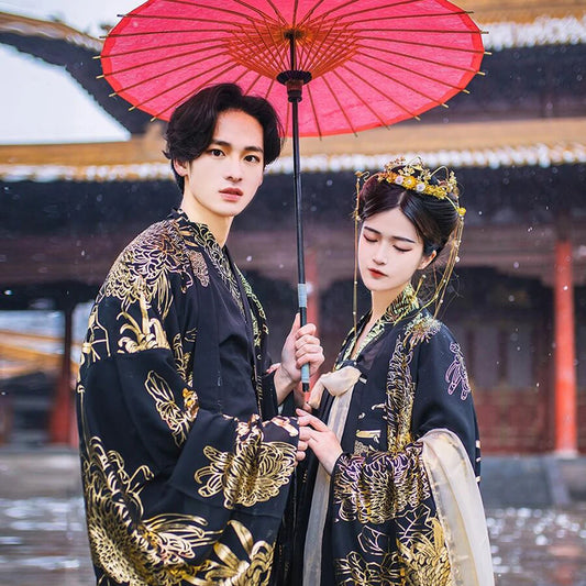 Kimono Black and Gold