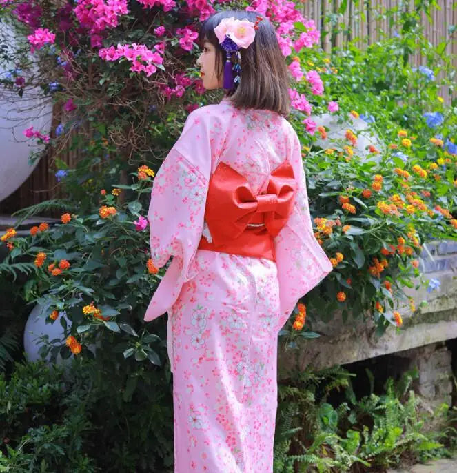 100% Habutai Silk Japanese Kimono Robe
