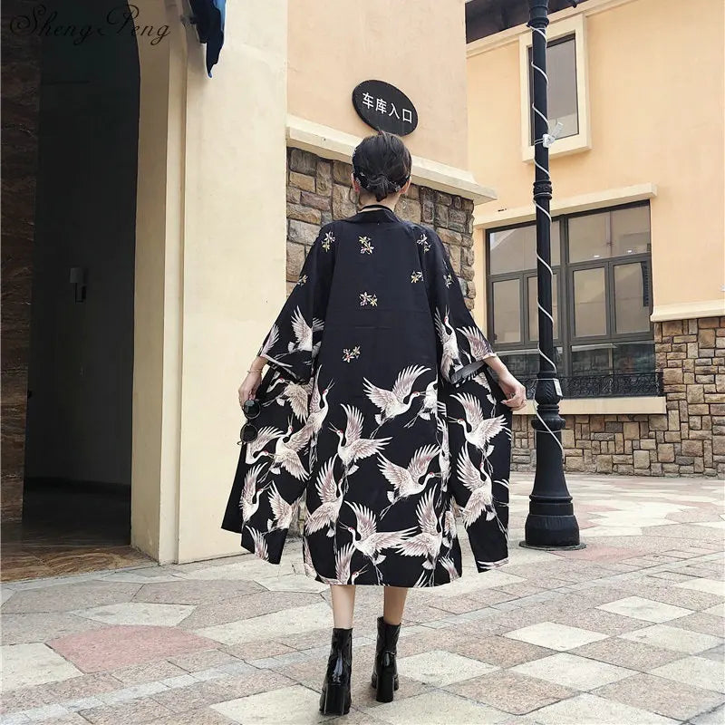 Black Kimono Dress — photo 5