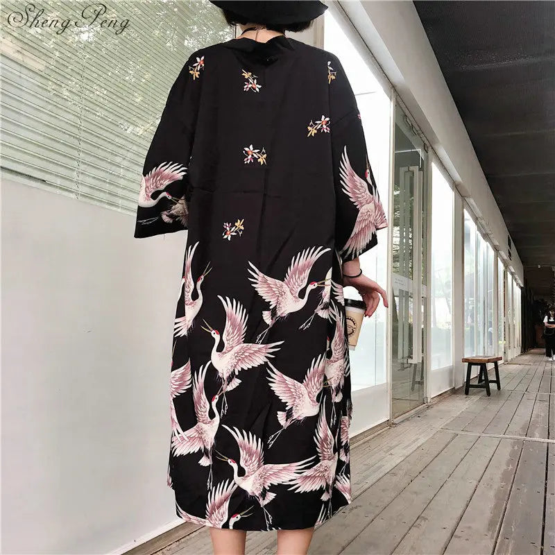 Black Kimono Dress — photo 2