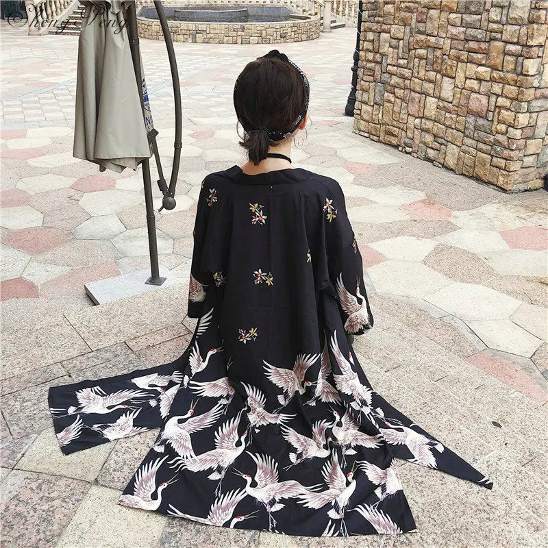 Black Kimono Dress — photo 3