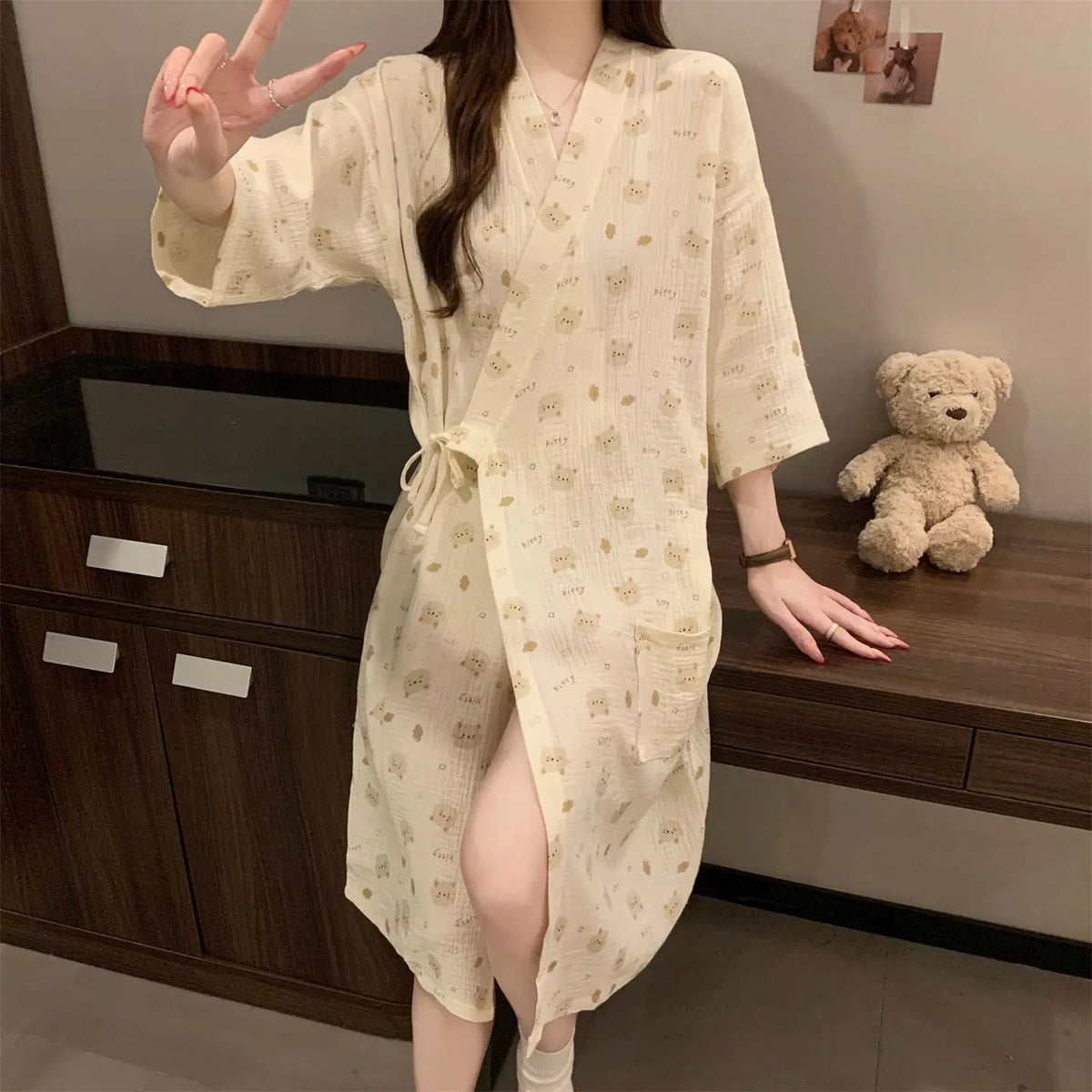 Kimono Short Robe — photo 4