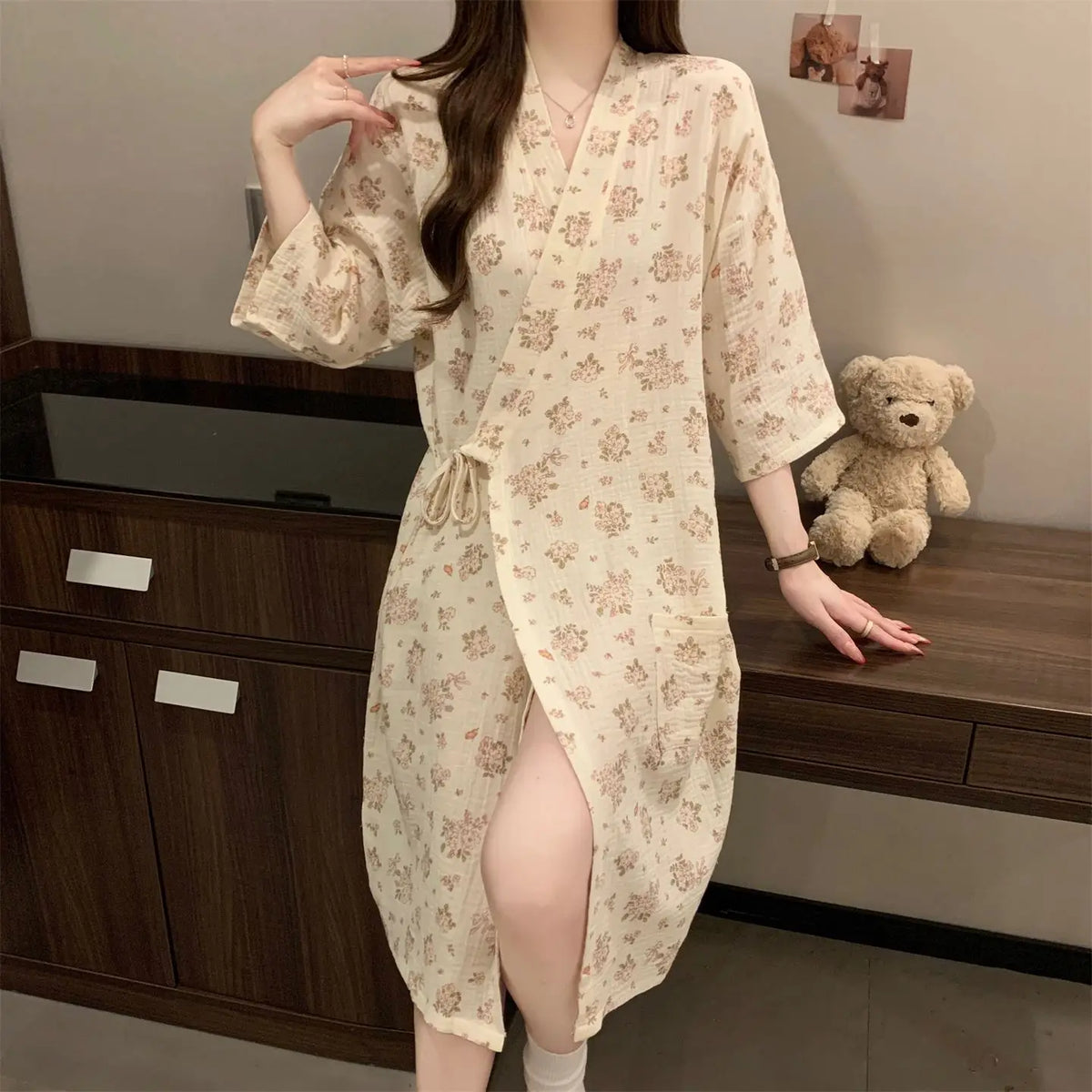 Kimono Short Robe — photo 10