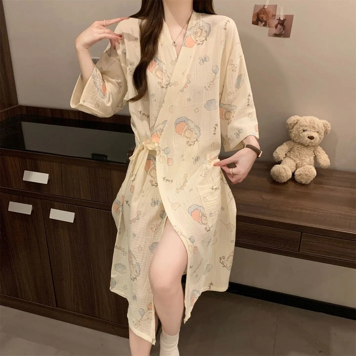 Kimono Short Robe — photo 9