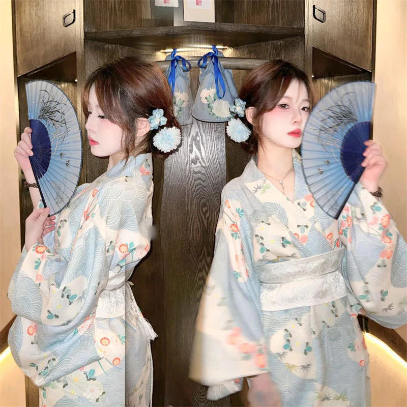 Kimono with Black Dress — photo 11