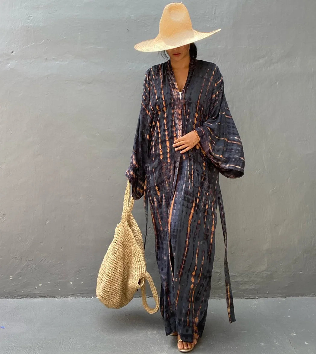 Boho Embroidered Kimono