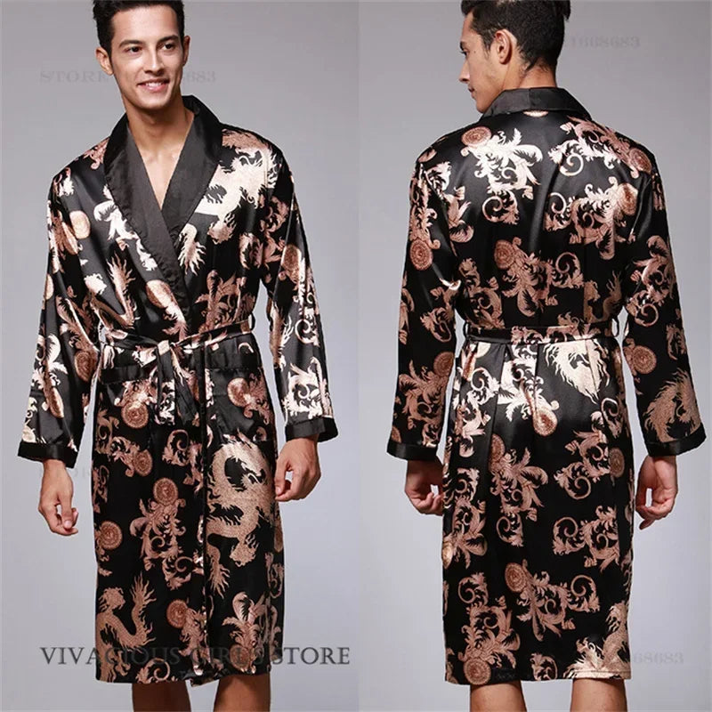 Japanese Dragon Kimono Robe