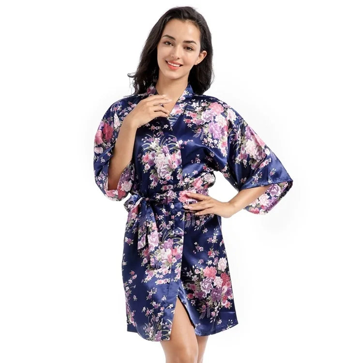 Japanese Kimono Robe Womens