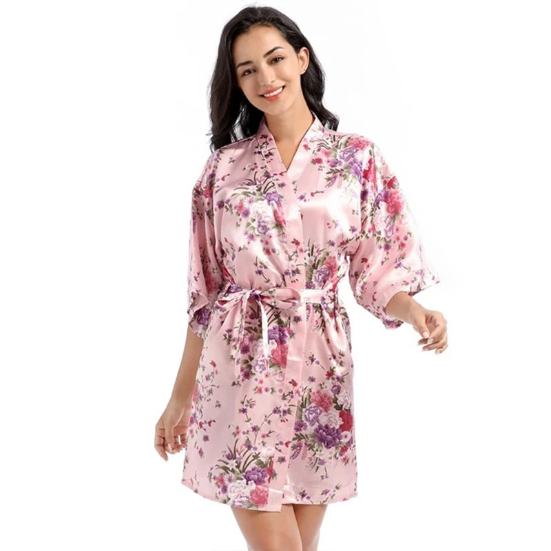 Japanese Kimono Robe Womens
