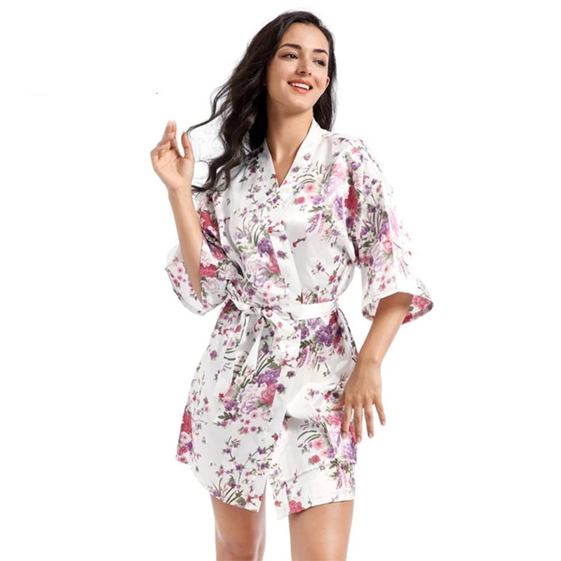 Japanese Kimono Robe Womens