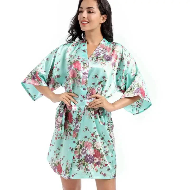 Japanese Kimono Robe Womens