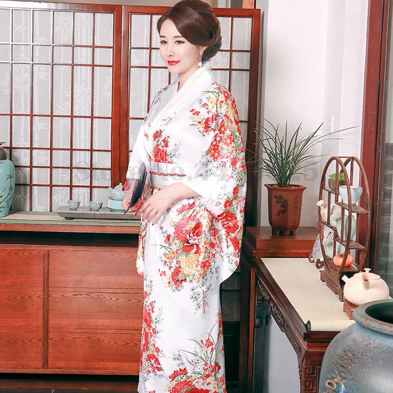 Japanese Traditional Costume Kimono