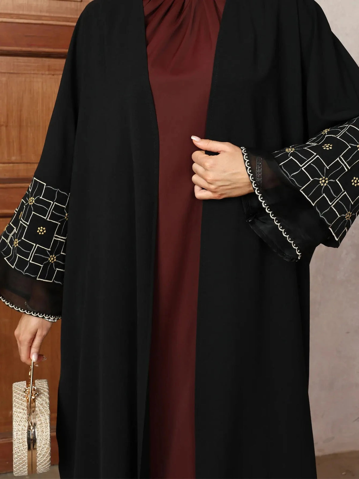 Kimono Abaya Noir