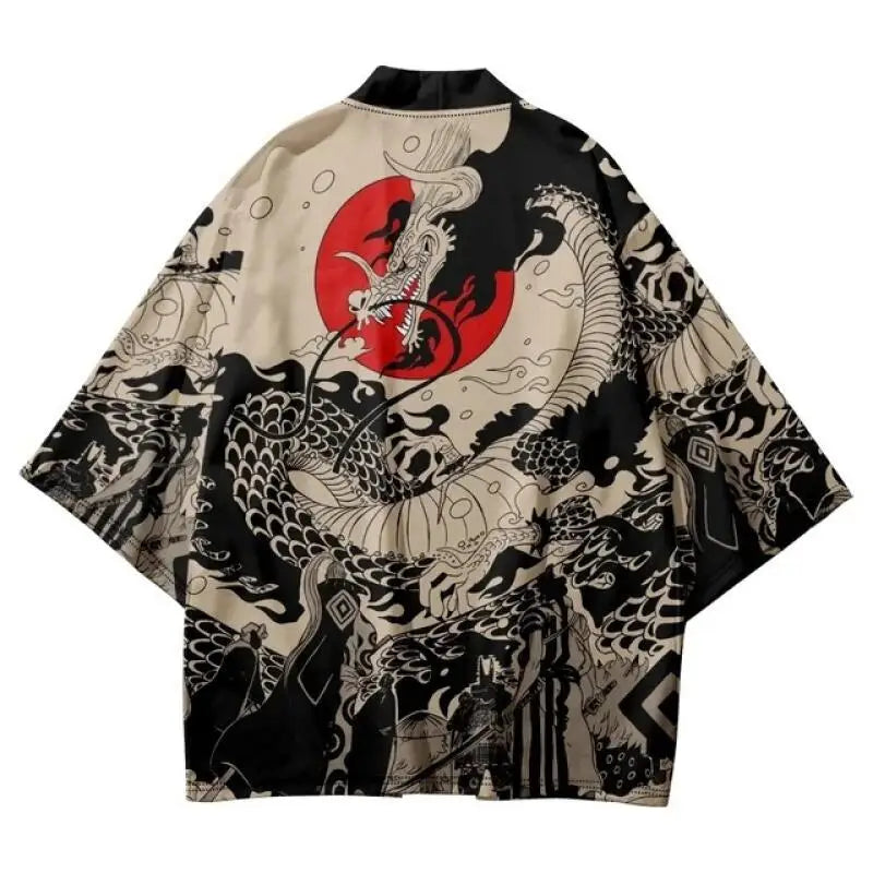 Kimono with Dragon on Back