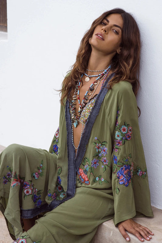 Kimono with Sequins