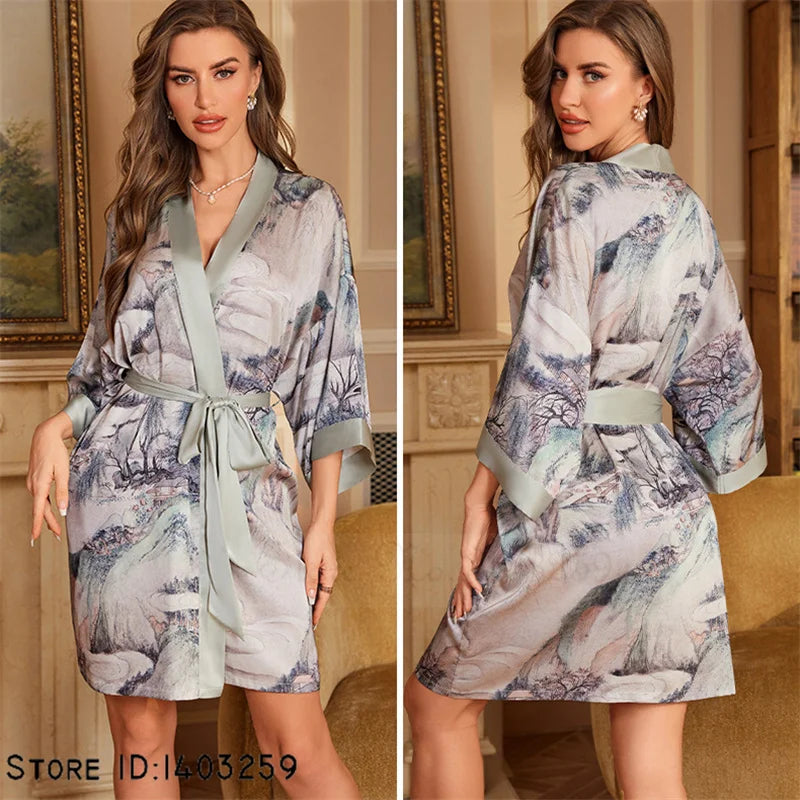 Ladies Kimono Robe