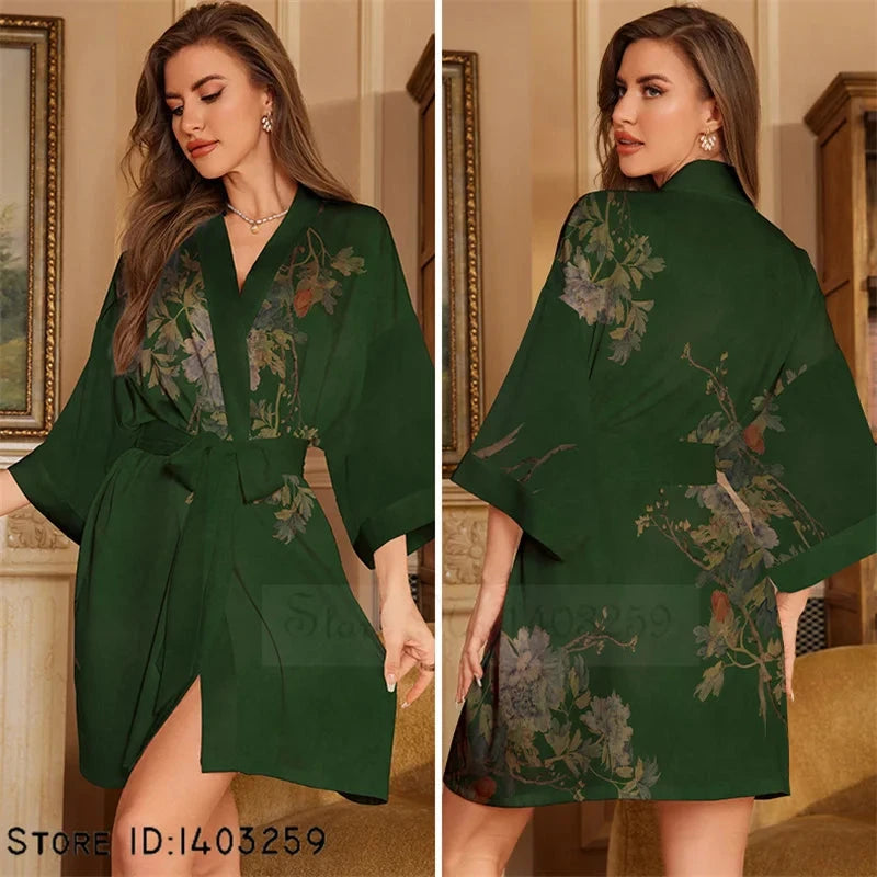 Ladies Kimono Robe