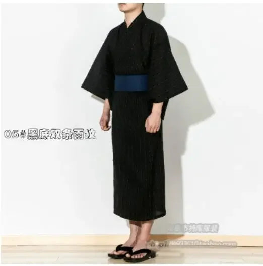 Mens Kimono Black