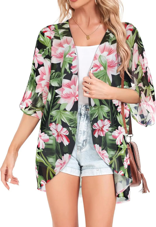 Plus Size Kimono Duster