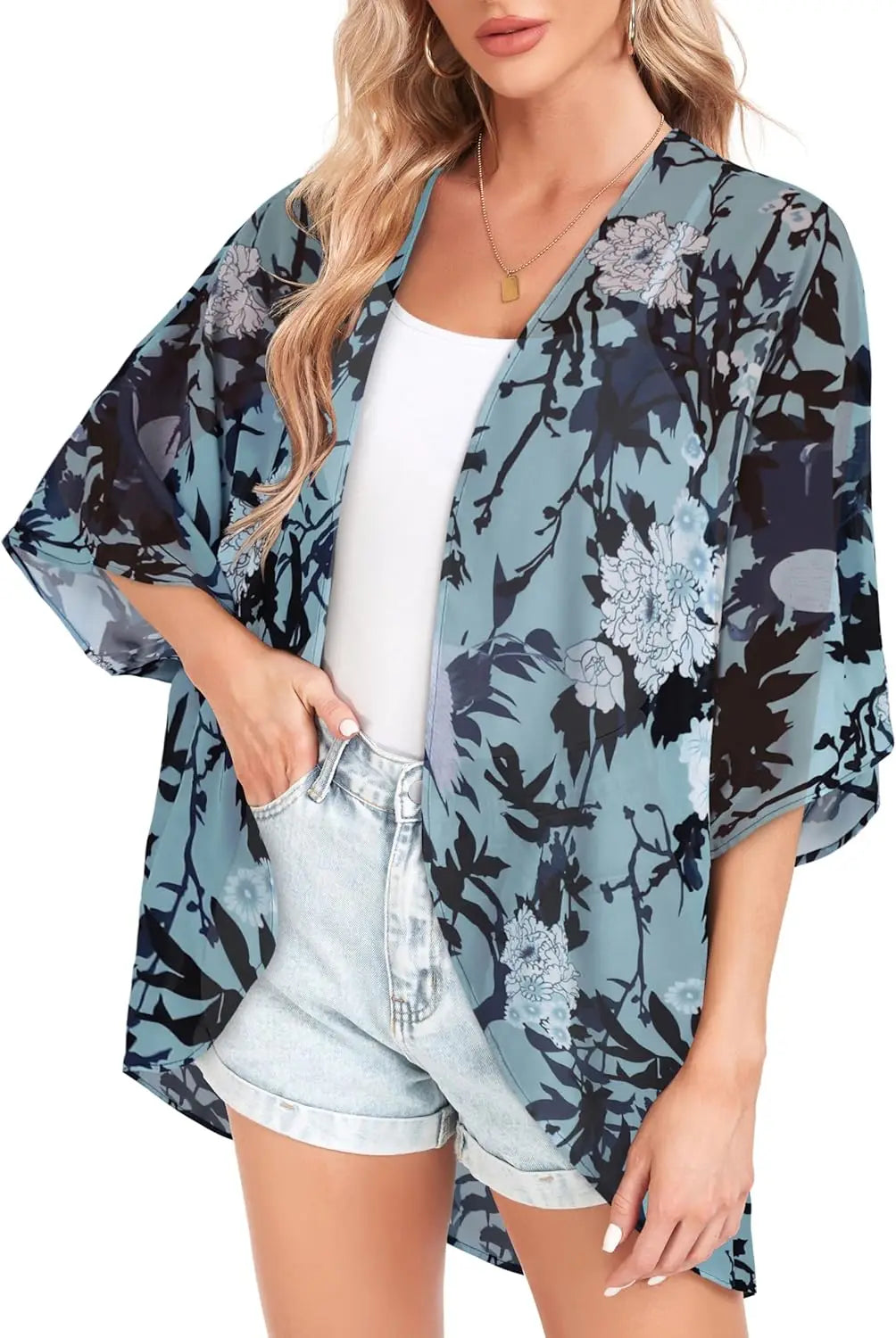 Plus Size Kimono Duster