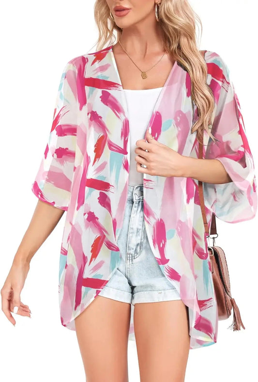 Plus Size Kimono Duster