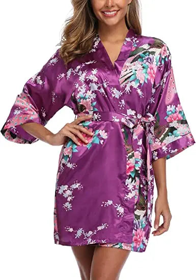 Robe Silk Kimono